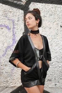 Image 1 of KIMONO HAKUTO | BLACK AND SILVER VERSION