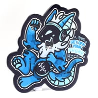 Image 1 of Protogen GET OFF YOUR PHONE Acrylic Magnet