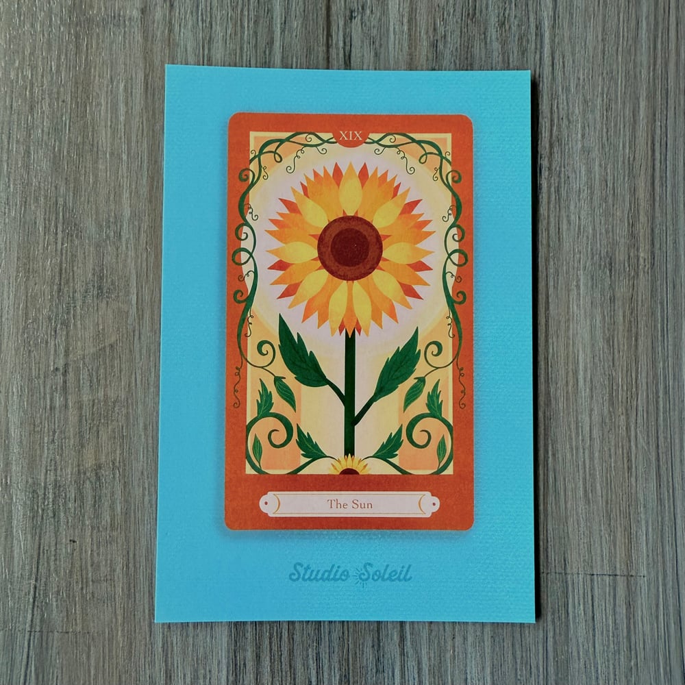 Image of 'The Sun' Tarot Card Print