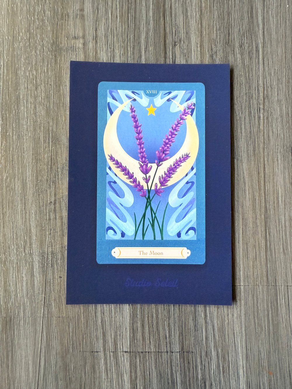 Image of 'The Moon' Tarot Card Print