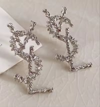 Image 2 of Classy Girl Studs Silver