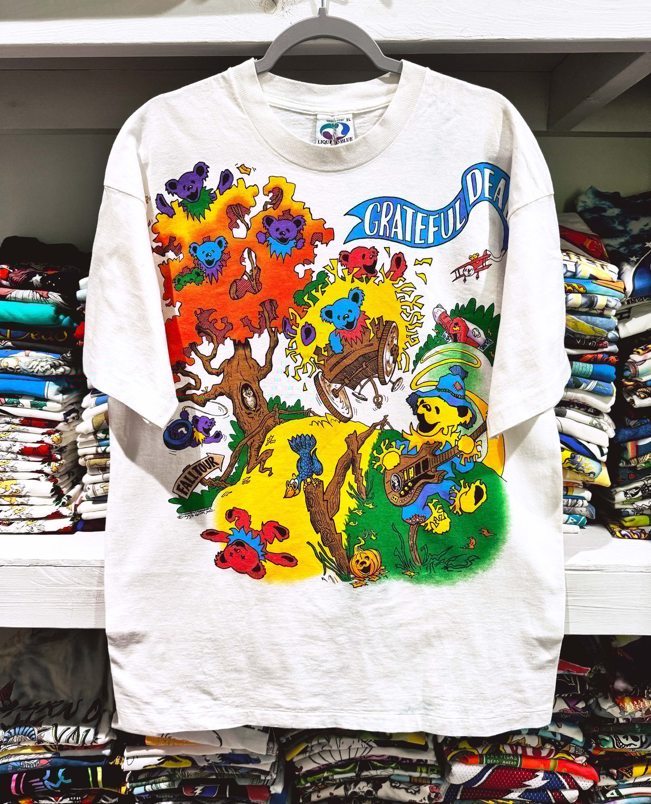 Grateful Dead Tシャツ 1995年製 ホワイト Grateful Dead 1995 Tour Shirt - Etsy