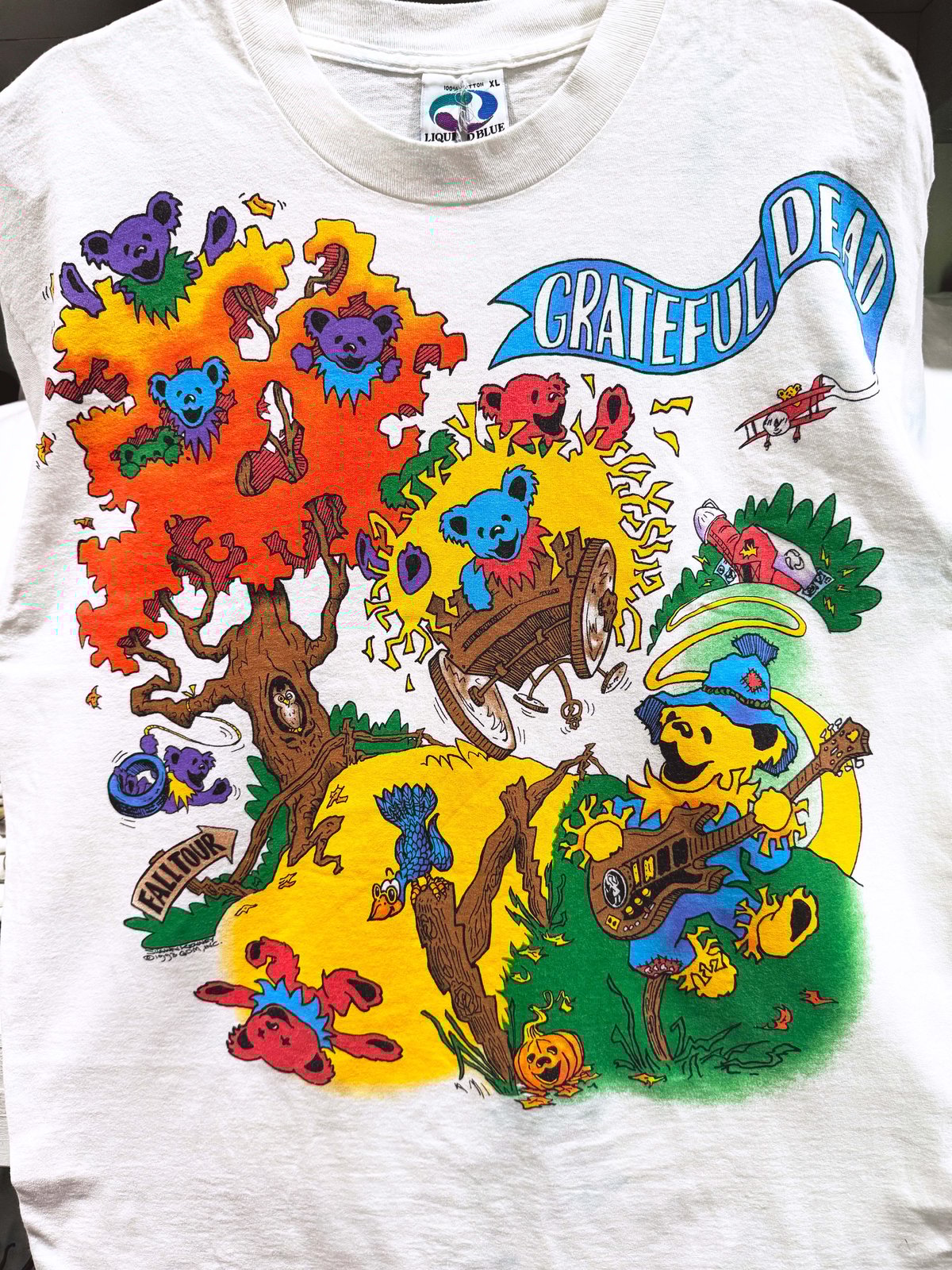 GRATEFUL DEAD 1993 TOUR Tシャツグレイトフルデッド グレイトフル デッド Tシャツ Grateful Dead 公式 デッドベア,SKULL