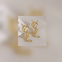 Image 1 of Classy Girl Studs Gold