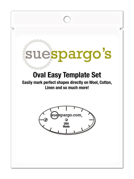 Image of Oval Easy Template Set by Sue Spargo Folk Art Quilts