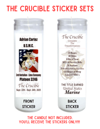 Crucible Sticker Sets [NO CANDLE]