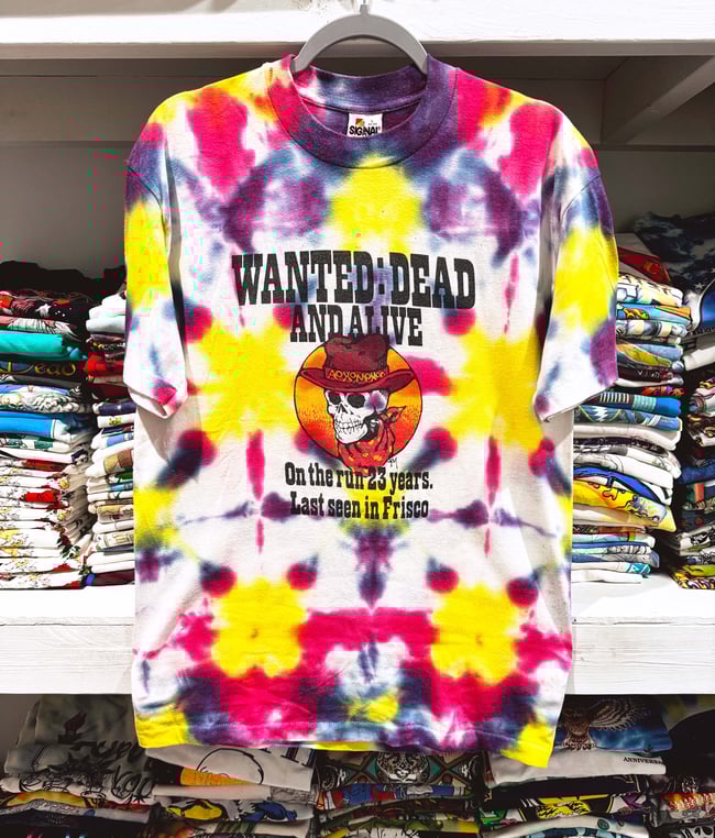 Grateful Dead 80s 'Wanted Dead and Alive ' - Size L