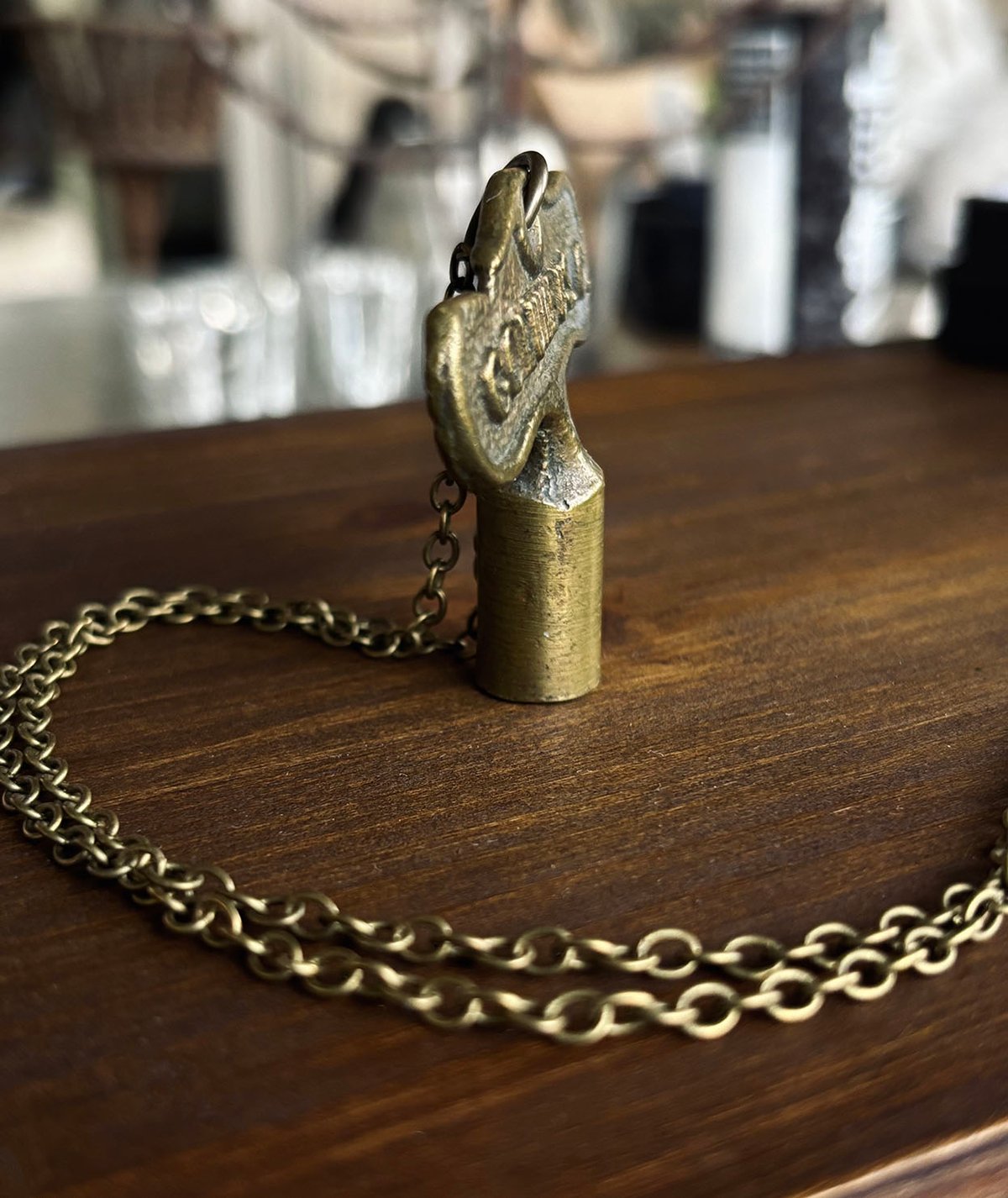 Columbus Ohio gas key necklace