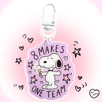 Image 6 of  PREORDER: ATEEZ X SNOOPY Acrylic Keychains