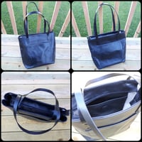 "The Dee Dee" Tote Bag in all Black 