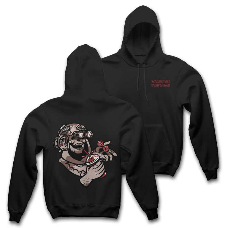 " CHOCOLATE CHIP MISFORTUNE "- BLACK HOODIE