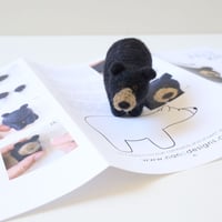 Image 4 of Black Bear - Needle Felting Kit