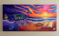 "Nostalgia before sunrise" ORIGINAL PAINTING