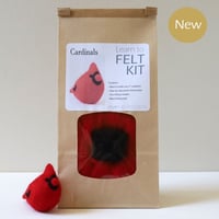 Image 1 of Cardinals - Needle Felting Kit