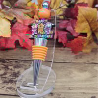 Image 1 of Hallothanksmas Wine Stopper