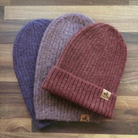 Image 3 of Cozy Luxe Alpaca and Merino Blend Beanie