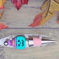 Image 3 of Blue Pumpkin Witch Wine Stopper