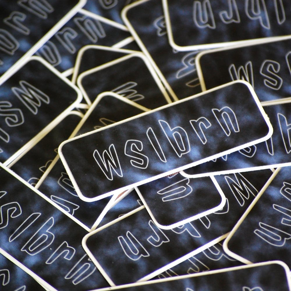 Image of WSLBRN STICKER