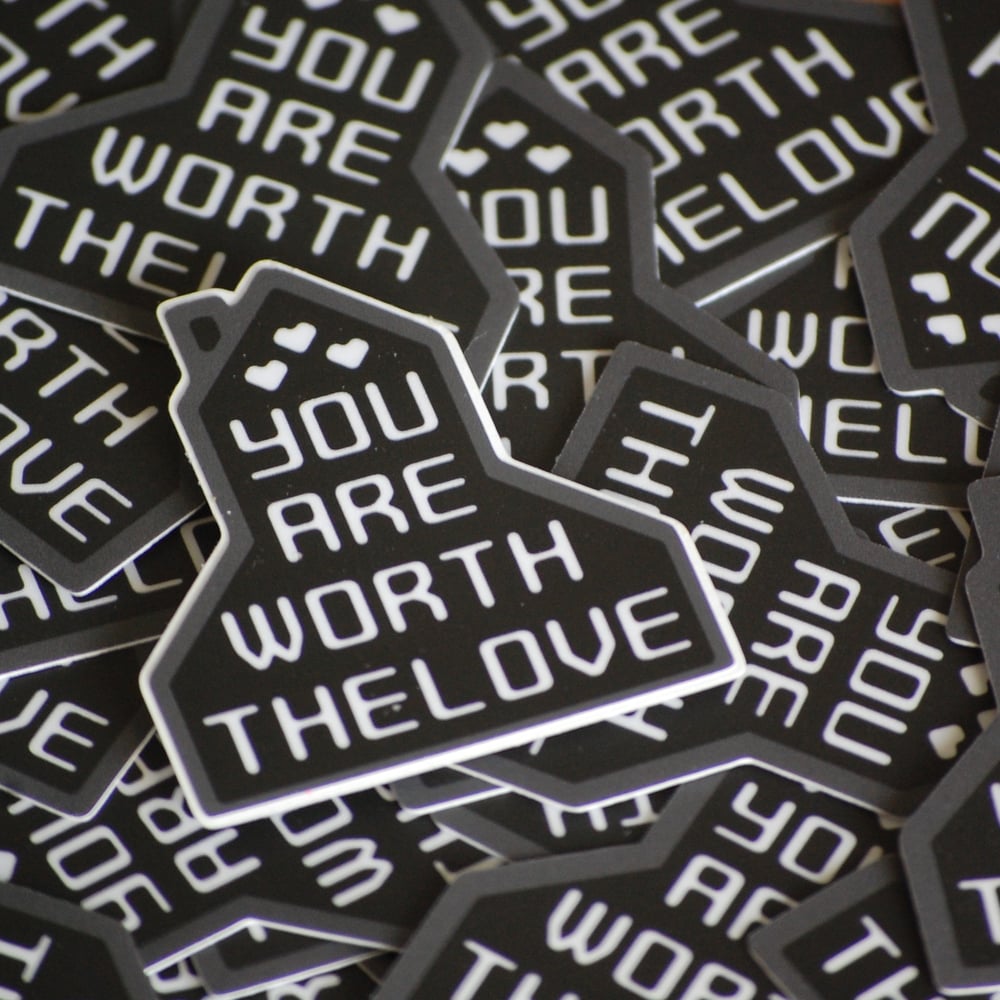Image of WORTH STICKER