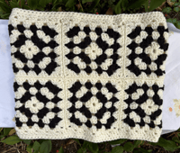 Image 5 of White Granny Square Cowl