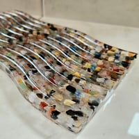 Image 2 of Wavy Stone Vanity Tray