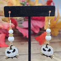Image 2 of Jack Pumpkin Head Earrings 