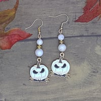 Image 3 of Jack Pumpkin Head Earrings 