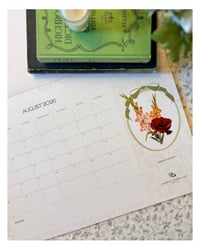 Image 2 of Flowers of the Months 2026 Desk Calendar Pad