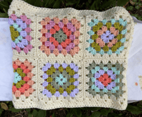 Image 5 of Pastel Multi Colour Granny Square Cowl