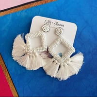 Beaded Tassel Earrings