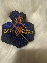 Betty Boop w/rose Blue