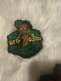 Betty Boop w/rose Green