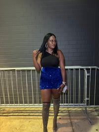 Image 2 of Midnight Sparkle Custom Mini Skirt 