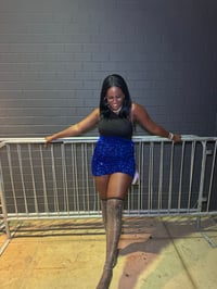 Image 4 of Midnight Sparkle Custom Mini Skirt 