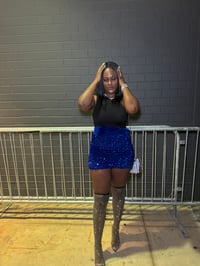 Image 5 of Midnight Sparkle Custom Mini Skirt 