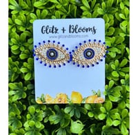 Evil Eye Stud Earrings