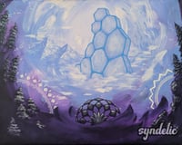 Image 2 of "Purple Landscape" Smooth Matte Fine Art Paper Print