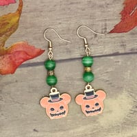 Image 3 of Mouse Pumpkin Earrings