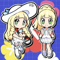 Image 2 of (PRE-ORDER) Alola Girls Acrylic Keychains