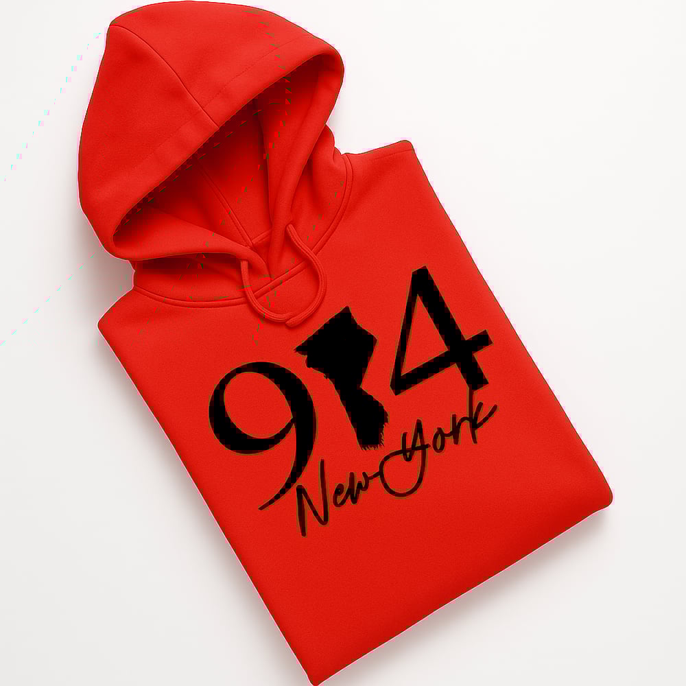 Image of COUNTY MAP 914 NEW YORK HOODIES