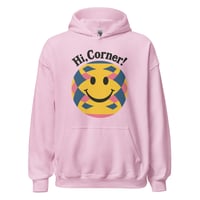 Image 3 of Hi, Corner Unisex Hoodie - Adult