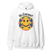 Image 4 of Hi, Corner Unisex Hoodie - Adult