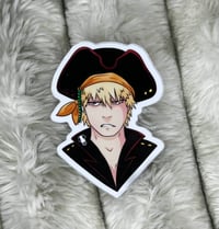 Bakugou Pirate Vinyl Sticker (Black)
