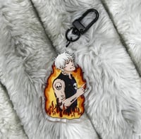 JJK Inumaki Flame Charm