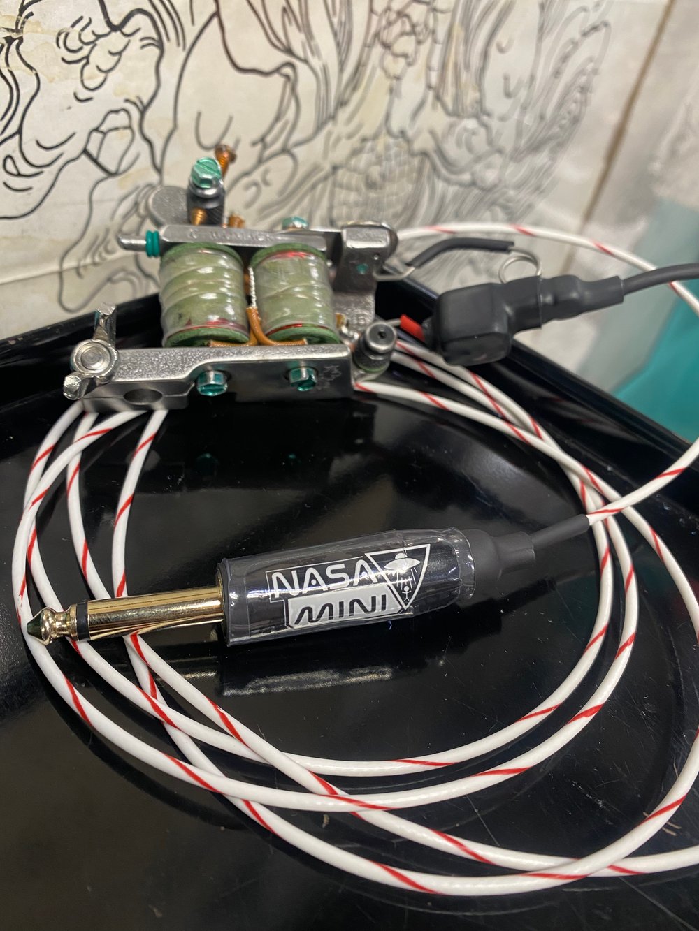 Image of NASA MINI v2 / red n white Teflon 