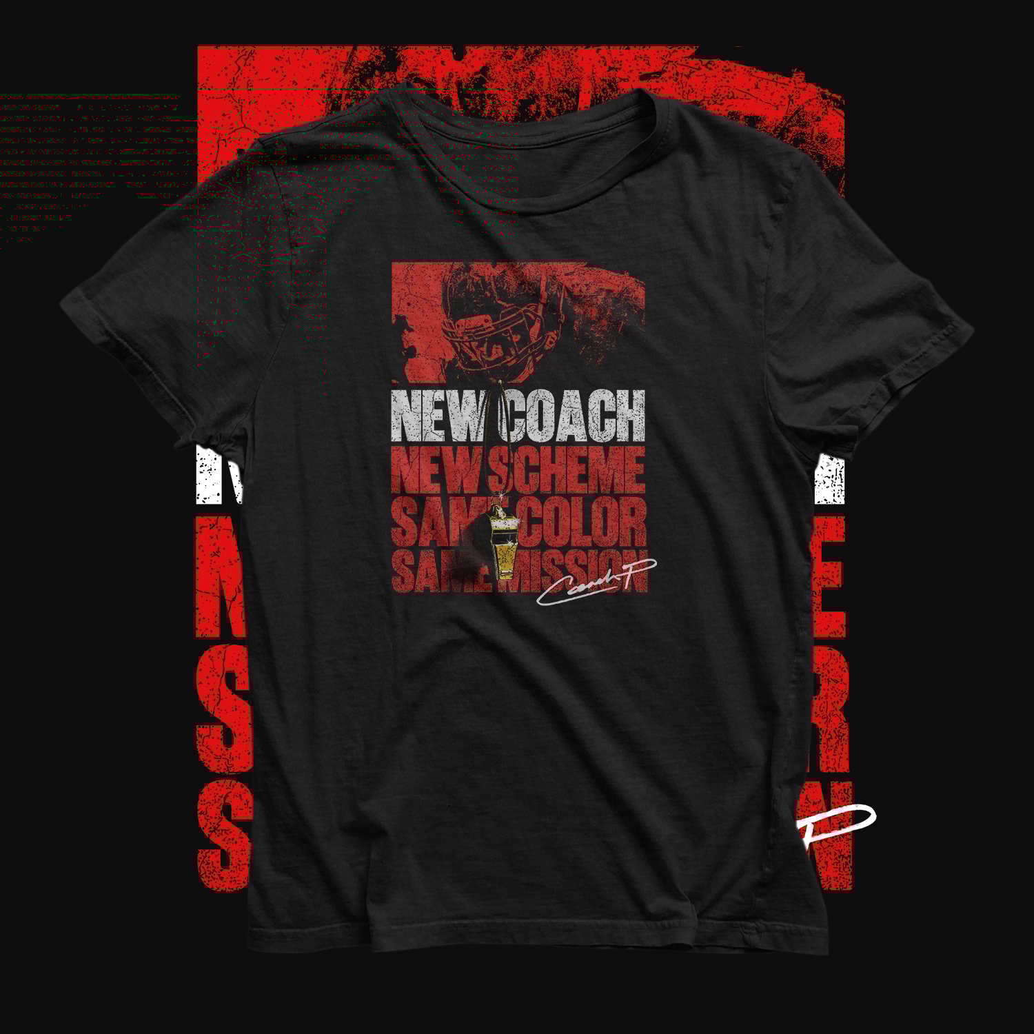 Image of New Coach (Black Tee)