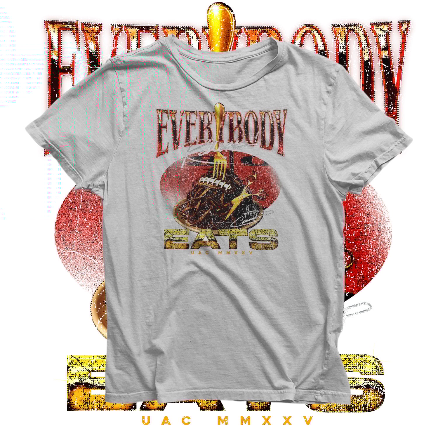 Image of Everybody Eats 2K25 (White Tee)