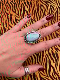 Image 1 of Sterlingsilber Ring mit Larimar