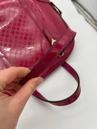 Image 5 of Gucci Nice Microguccissima Dome Bag - Dark Pink