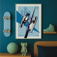 Image 3 of Sneaker Poster Air Jordan 1 Low x Fragment x Travis Scott Hypebeast Print